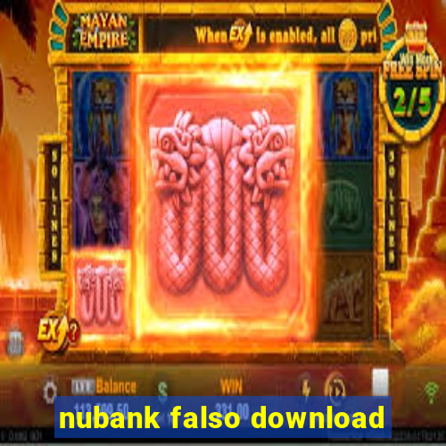 nubank falso download